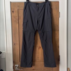 Columbia Convertible Hiking Pants Mens 34/32 lightweight omni-Shield Camping